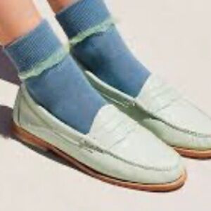 GH BASS Leather Weejuns Whitney Aquarius Loafers Size 6.5